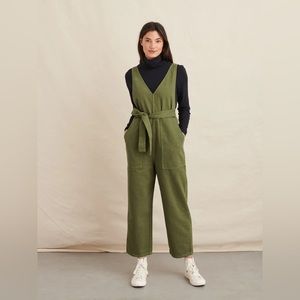 Alex Mill Olive Overall in Recycled Denim (small)
